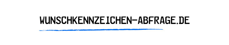Autokennzeichen online bestellen